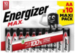 Energizer Elem AA ceruza LR06 Max 10 db/csomag, Energizer