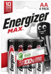 Energizer Elem AA ceruza LR06 Max 4 db/csomag, Energizer