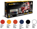 Italeri Acrylic szett: INTERNATIONAL TRUCKS & TRAILERS (435AP) festék (435AP)