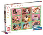 Clementoni Clementoni- 180 db-os SuperColor puzzle - Kutyakölykök kollázs (29788) (29788)