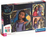 Clementoni Disney Wish 3X48 db-os puzzle (25310 CL) (25310)