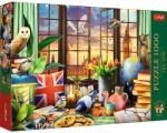 Trefl 1000 db-os Premium Plus puzzle - Tea Time - Brit dolgok (10847) (10847) - jatekmakettcentrum
