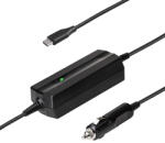 Akyga Autós töltő 12V - 24V AK-ND-83 5-20V / 3-5A 65W USB-C Power Delivery QC 3.0 cable 1, 8m (AK-ND-83)