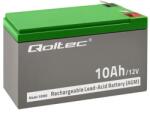 Qoltec AGM akkumulátor | 12V | 10Ah | Karbantartásmentes | Hatékony | Hosszú élettartam | UPS-hez, biztonsági rendszerekhez (53085)