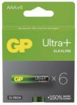 GP Batteries Ultra Plus Alkáli elem AAA 6db (B03116)