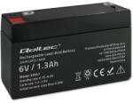 Qoltec AGM akkumulátor | 6V | 1.3Ah | Karbantartásmentes | Hatékony | Hosszú élettartam | UPS-hez, mérleghez, pénztárgéphez (53041)