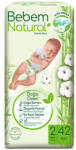 Bebem Natural pelenka (2-es) 3 - 6 kg (42 db/cs)