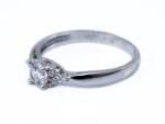 Ékszershop Köves fehérarany eljegyzési gyűrű (SZ29FA) - ekszershop - 95 000 Ft