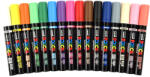 uni 20- Dekormarker Uni Posca ecsetes PC-5BR - 16 színben