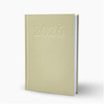 Bluering Határidőnapló agenda Standard A/5, napi, fehér lapokkal (bézs) 2027. Bluering® (19074) - iroda-ellatas