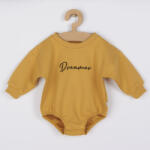 KOALA Hosszú ujjú baba body baggy Koala Dreamer mustár - babamamakozpont