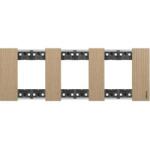 Legrand Rama, ornament, modulara, 2+2+2, module, Stejar, Bticino, Living, Now, KA4802M3LM (KA4802M3LM)
