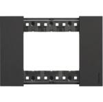 Legrand Rama, ornament, modulara, 3, module, Neagra, Bticino, Living, Now, KA4803KG (KA4803KG)