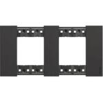 Legrand Rama, ornament, modulara, 2+2, module, Neagra, Bticino, Living, Now, KA4802M2KG (KA4802M2KG)