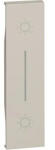 Legrand Placa, Modulara, pentru, Buton, cu, revenire, dublu, 1M, Nisip, Bticino, Living, Now, KM05L (KM05L)