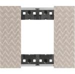 Legrand Rama, ornament, modulara, 2, module, OPTIC, Bticino, Living, Now, KA4802MM (KA4802MM)