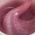 Everin Liquid Polygel Everin 031 - Fleur de Lis | HEMA & TPO Free | Roz pudrat cu sclipici irizat (031FL)