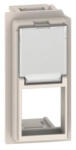 Legrand Placa, Modulara, pentru, priza, RJ, 45, 1m, Keystone, Nisip, Bticino, Living, Now, KM07K (KM07K)