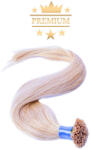 HairExtensionShop Prémium U-TIP Póthaj Platinaszőke Hőillesztéses Hajhosszabbításhoz 60cm (Szín #613) (VUT60613)