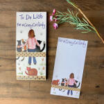 ALEX CLARK ART To Do jegyzettömb Alex Clark, 100db mintás oldal, 22, 5x10 cm, hátoldalán mágnes, crazy cat lady (MNP27) - argentumshop