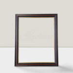 Keretshop 4, 5 cm Barna-aranycsíkos képkeret 40*50 cm (KS342807)