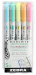 Zebra Szövegkiemelő Zebra Mildliner Highlighter Fluorescent 5-ös készlet (78105)