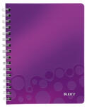 Leitz Spirálfüzet Leitz A/5 Wow vonalas lila (46390062)