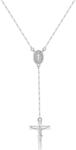 BeSpecial Colier crucifix argint 925 placat cu rodiu (CRR73)