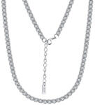BeSpecial Colier tennis argint 925 placat cu rodiu cu zirconiu, 50 cm, 3 mm (CRR71)