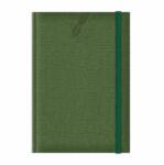 COLERE Agenda nedatata A5 Colere, elastic, hartie alba, coperta verde (EJ261504) - tudor