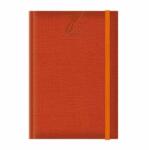 COLERE Agenda nedatata A5 Colere, elastic, hartie alba, coperta orange (EJ261506) - tudor