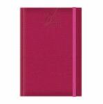 COLERE Agenda nedatata A5 Colere, elastic, hartie alba, coperta fucsia (EJ261503) - tudor