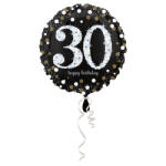 Amscan Balon din folie 30 auriu strălucitor