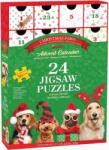 EUROGRAPHICS - Puzzle Advent Calendar Christmas Paws - 40 - 99 piese
