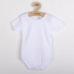 NEW BABY Body de lux cu mâneci scurte New Baby - alb, mărime 92 (18-24l)