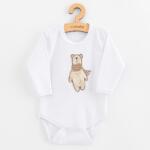 NEW BABY Body-uri pentru bebeluşi cu mâneci lungi New Baby Polar Bear, mărime 68 (4-6l)
