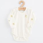 NEW BABY Body pentru bebeluși cu mânecă lungă din bumbac organic New Baby Olivy, mărime 86 (12-18lr)