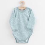 NEW BABY Body-uri pentru bebeluşi New Baby Classic II, cu închidere integrală, cu model dino, culoare mentă, mărime 56 (0-3luni)