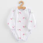 NEW BABY Body pentru bebeluși cu fermoar complet New Baby Classic II zmeură, mărime 62 (3-6l)