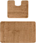 Set Baie Set 2 covorase baie Ethnic L, Brown, Diverse Dimensiuni (8680318591418) Covor baie