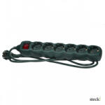Steck ! 6-os elosztó, 3 m, kapcsolóval (SEL 630K/Z)