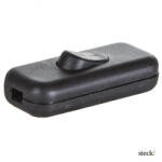 Steck ! Zsinórközi billenő kapcsoló, fekete