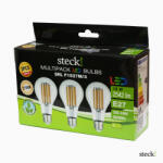 Steck ! LED filament fényforrás 15W E27 2700K MULTIPACK (SRL_F1527M3)