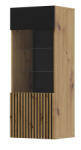 BIM Furniture Шкаф auris 1d, дъб артисан/черен мат (aurishangcabinet)