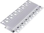 ELMARK АЛУМИНИЕВ ПРОФИЛ ЗА led ЛЕНТА dp65 ВГР. В ГИПС (99acc65)