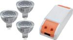 ELMARK КОМПЛЕКТ led ДРАЙВЕР 12w+ 3x led1 3w 2700k mr16 (99set3led235)