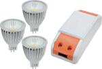 ELMARK КОМПЛЕКТ led ДРАЙВЕР 18w+ 3x led3 5w 4000k mr16 (99set3led572)