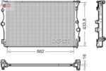 DENSO Radiator, racire motor DENSO DRM17098 (DRM17098) - automobilus