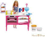 Mattel Barbie: francia kávézója játékszett gyurmával (HJY19)