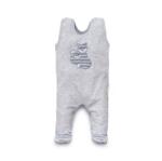 Kenguru Gold Plüss ujjatlan pocak rugdalózó melange-szürke rókás 62-es méret / 2004